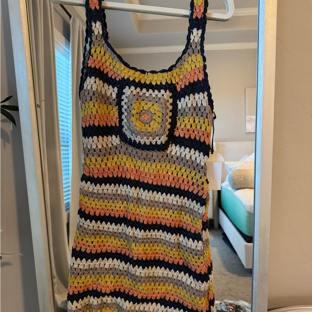Tularosa Vibrant Crochet Dress